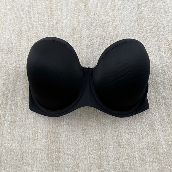 ThirdLove Other - ThirdLove 24/7 Classic Strapless Bra 32F Black
